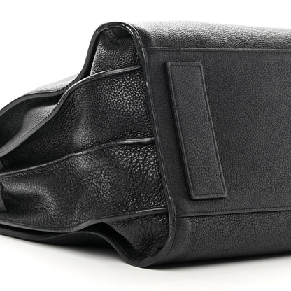Saint Laurent Grained Calfskin Medium Souple Sac De Jour Black 9 of 25