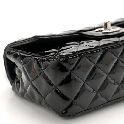 Chanel Patent Calfskin Quilted Mini Rectangular Flap Black 9 of 11