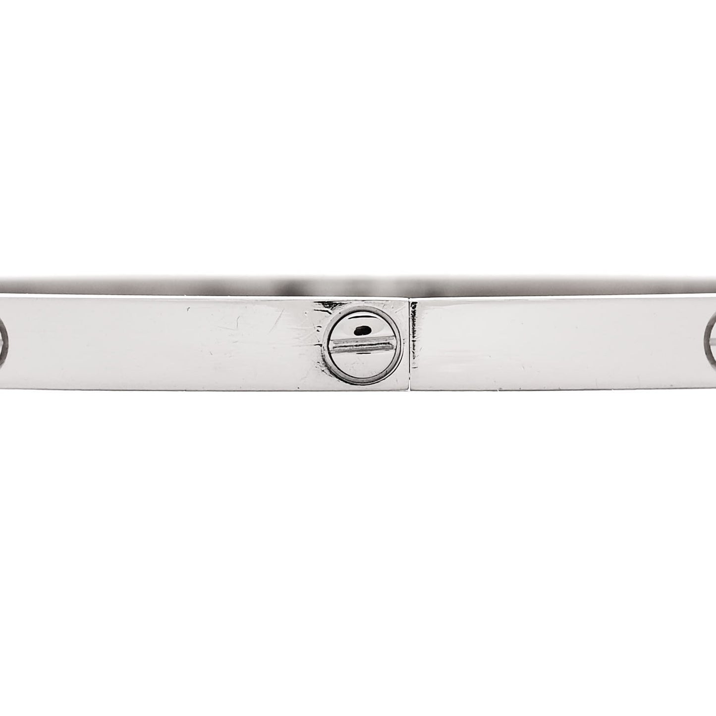 18K White Gold Small LOVE Bracelet 18