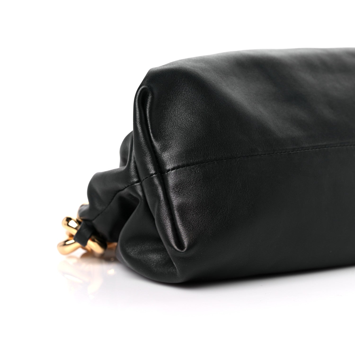 Bottega Veneta Calfskin The Pouch Chain Black 7 of 8