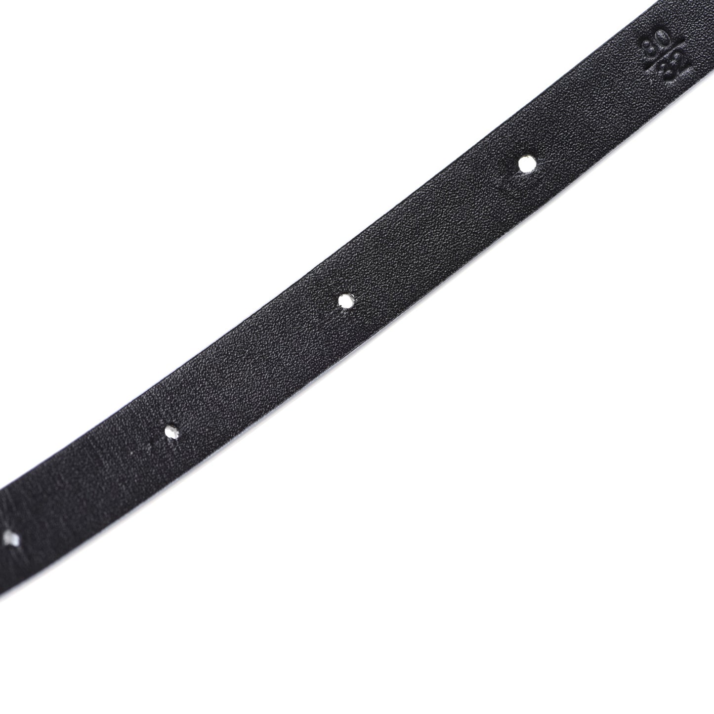 Lambskin CC Chain Belt 80 32 White