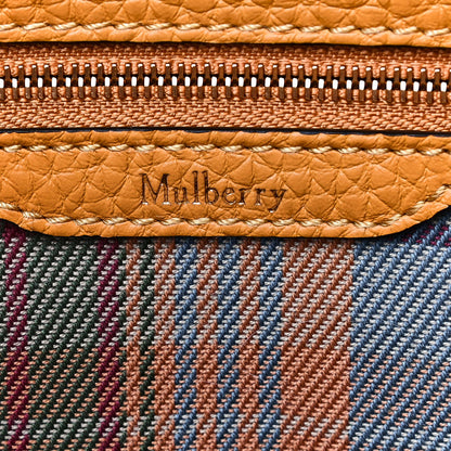 Mulberry Heavy Grain Calfskin Small Belted Bayswater Tote Deep Amber 7 of 9