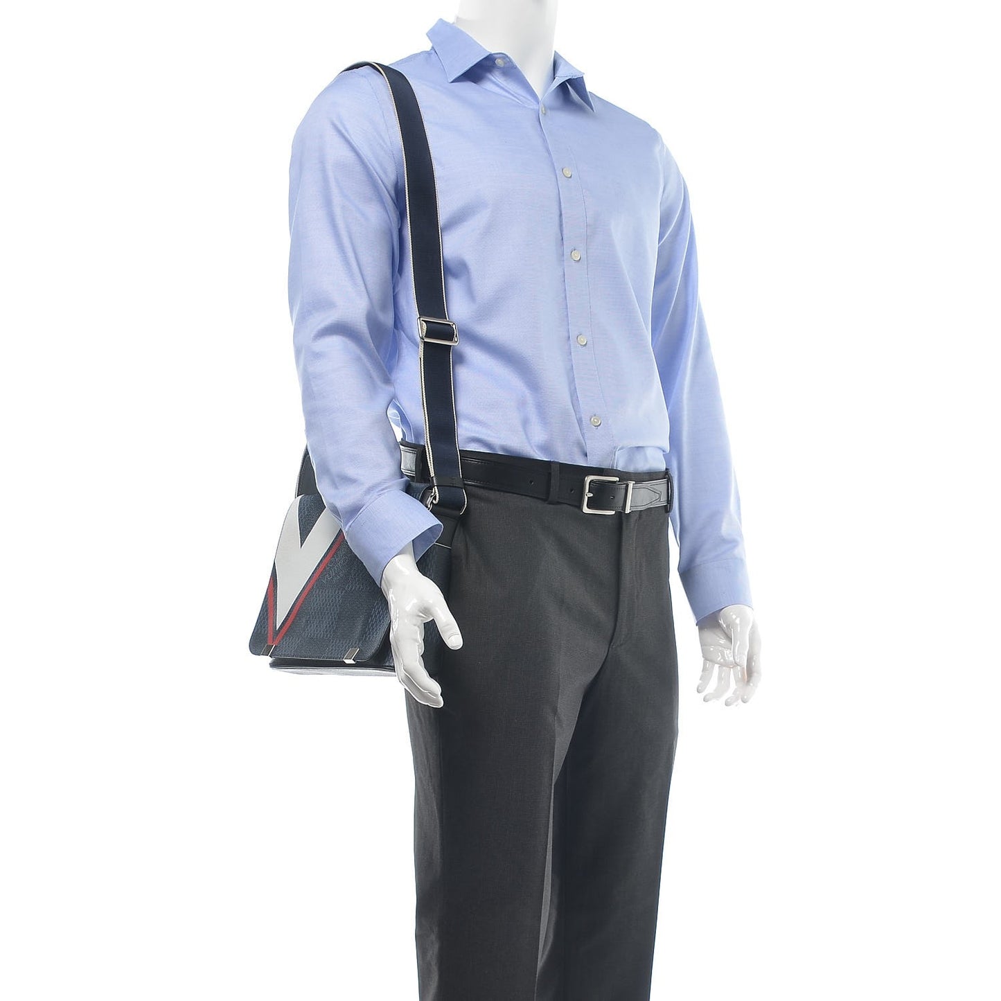 Damier Cobalt Latitude America's Cup District PM Red