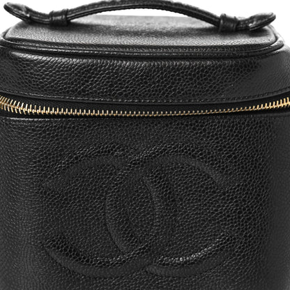 Chanel Caviar Vanity Cosmetic Case Black 12 of 12
