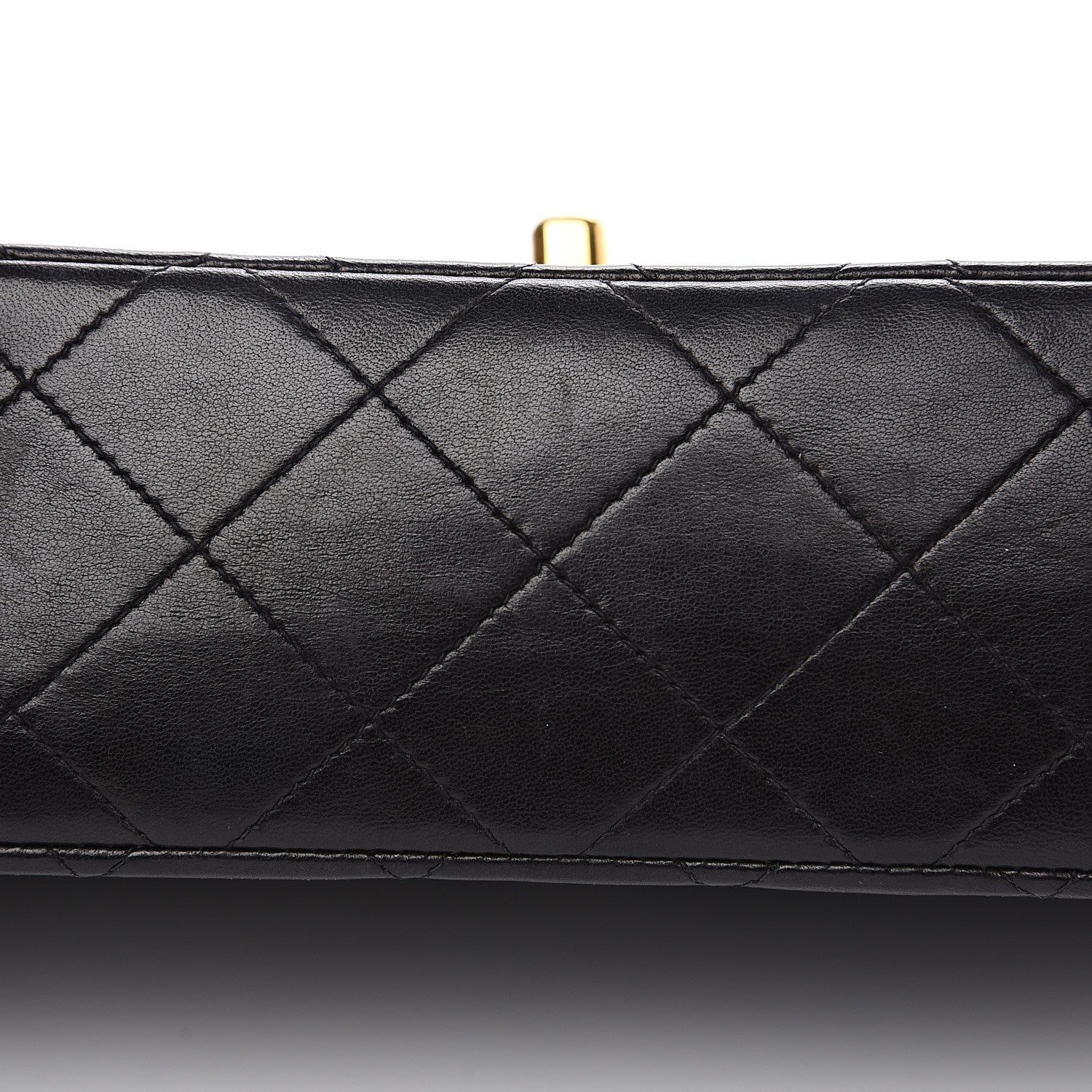 Chanel Lambskin Quilted Small Double Flap Black 9 of 16