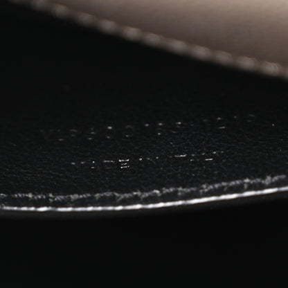 Saint Laurent Grain De Poudre Textured Mixed Matelasse Medium Triquilt Monogram Satchel Greyish Brown 7 of 10