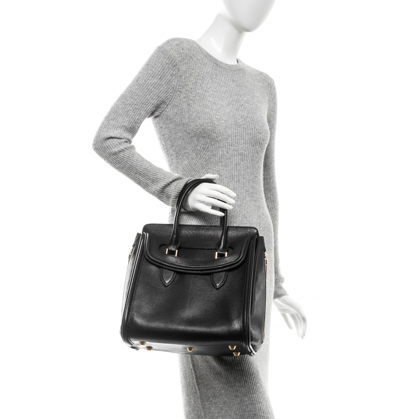 Calfskin Large Heroine Black