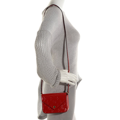 Louis Vuitton Vernis Mini Sac Lucie Cherry 2 of 7