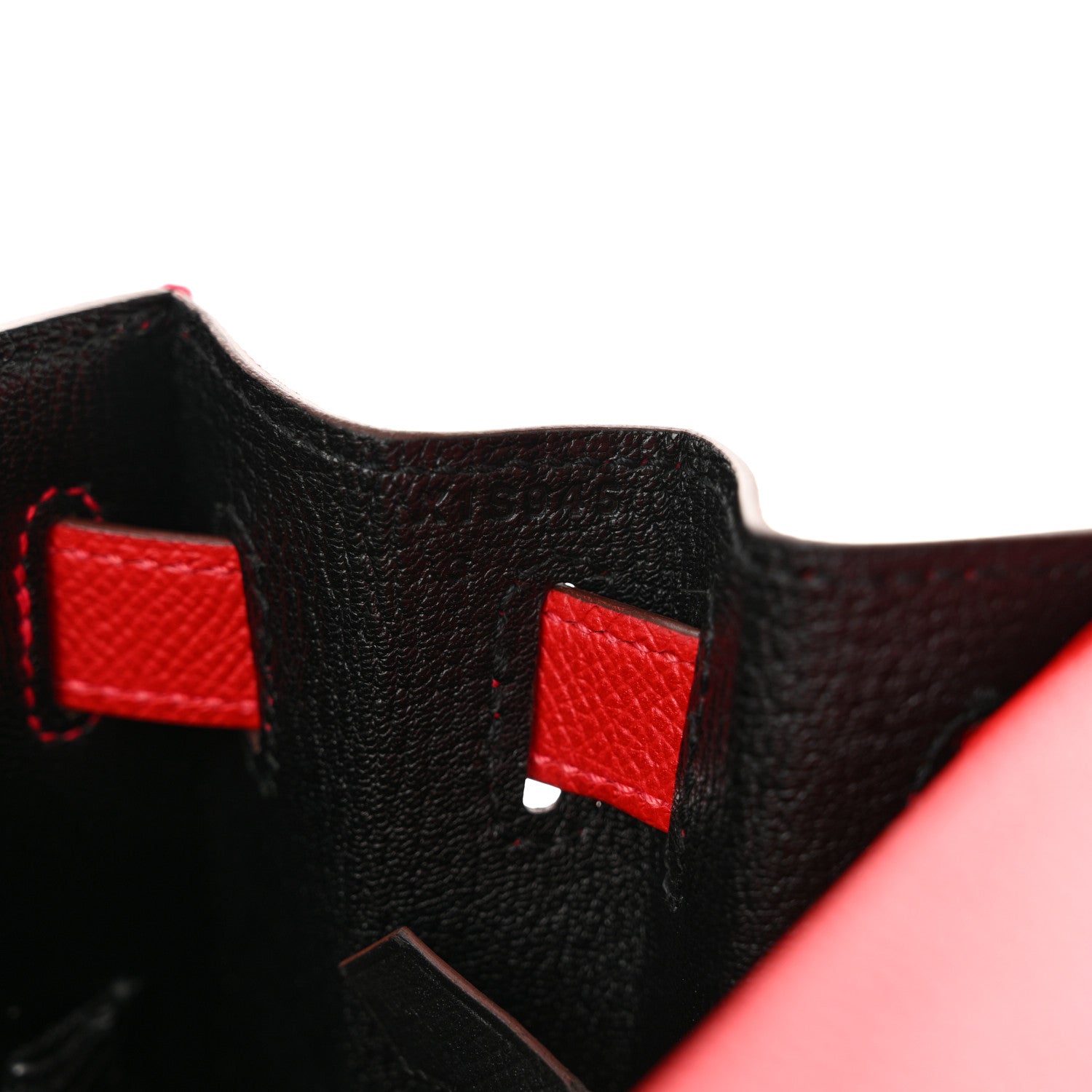Hermes Epsom Horseshoe Kelly Sellier 28 Rouge Casaque Black 7 of 11
