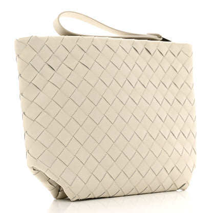 Bottega Veneta Nappa Intrecciato Wristlet Pouch Clutch Plaster 3 of 7