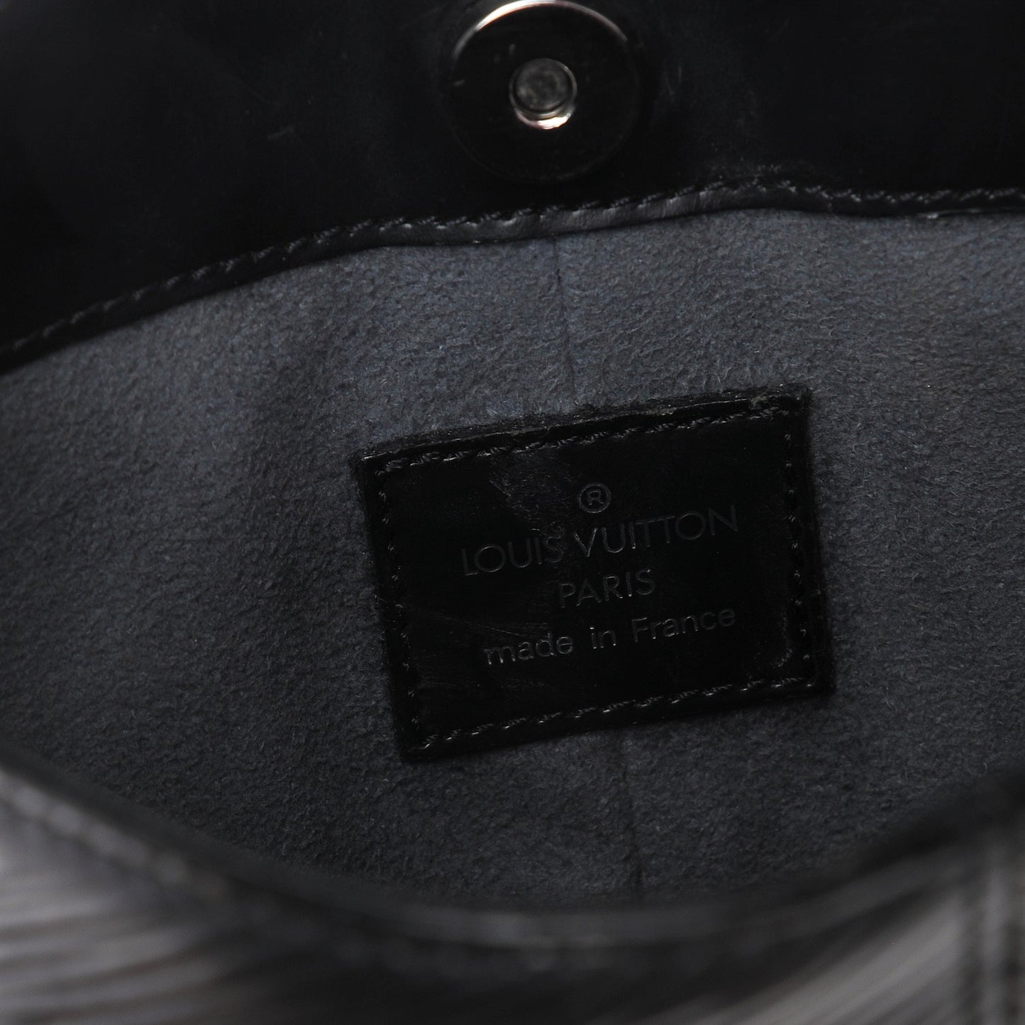 Epi Demi Lune Pochette Black