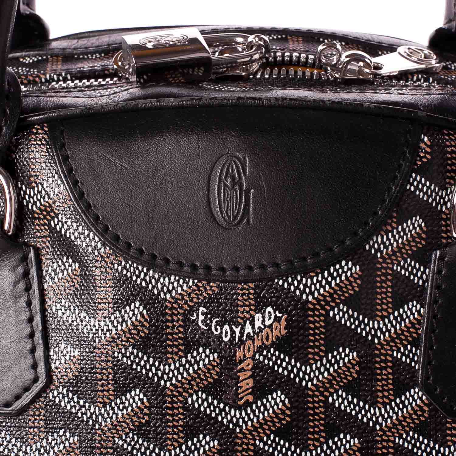 Goyard Goyardine Saint Jeanne MM Bowler Black 6 of 7