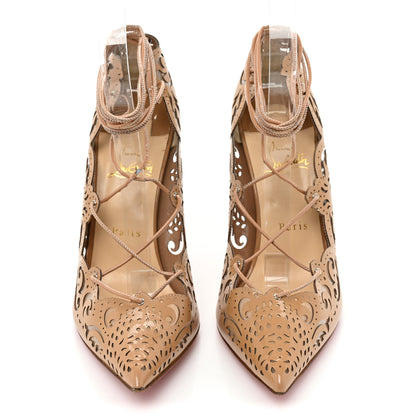 Christian Louboutin Patent Impera 120 Pumps 40.5 Nude 2 of 13