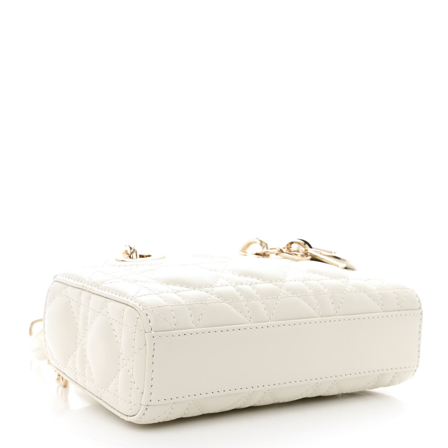 Christian Dior Lambskin Cannage Micro Lady D-Joy Latte 4 of 10
