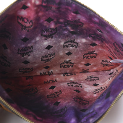 MCM Galaxy Visetos Medium Project Reversible Shopper Tote Cognac Multicolor 16 of 16