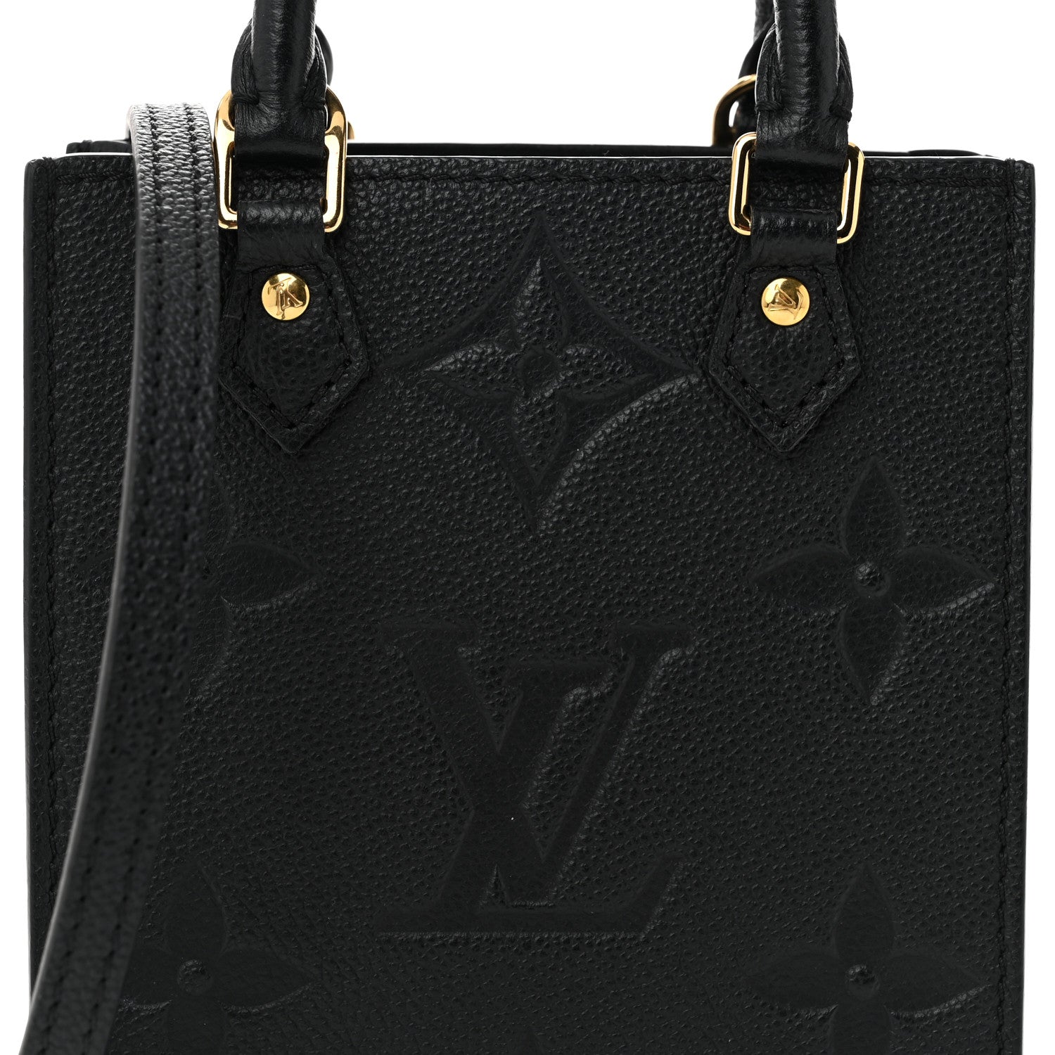 Louis Vuitton Empreinte Monogram Giant Petit Sac Plat Black 7 of 9