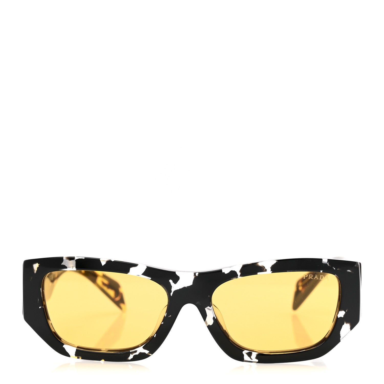 Prada Acetate Pillow Sunglasses SPR A01 Tortoise 2 of 8