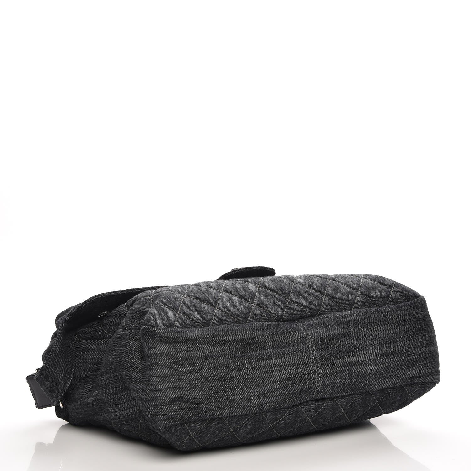 Chanel Denim Quilted Stretch Spirit Messenger Bag 5 of 8