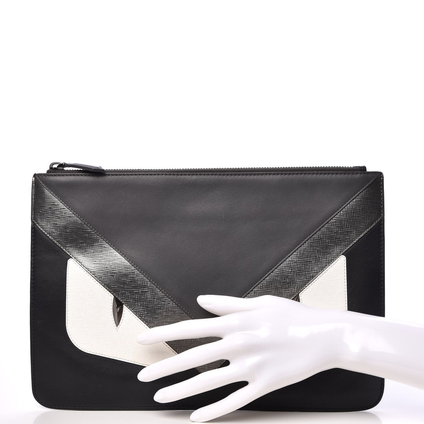 Vitello Century Elite Monster Eyes Pouch Black Graphite
