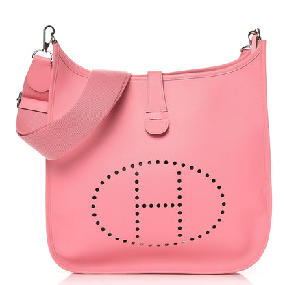 Hermes Epsom Evelyne III GM Rose Confetti 1 of 8