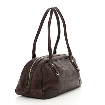 Gucci Guccissima Small Princy Satchel Brown 3 of 14