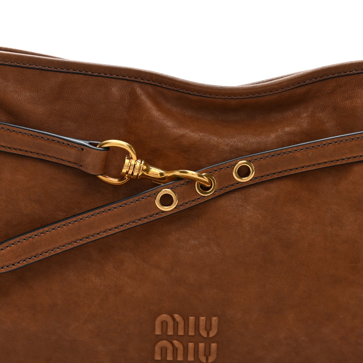 Nappa Large Aviator Regular Aventure Shoulder Bag Oak