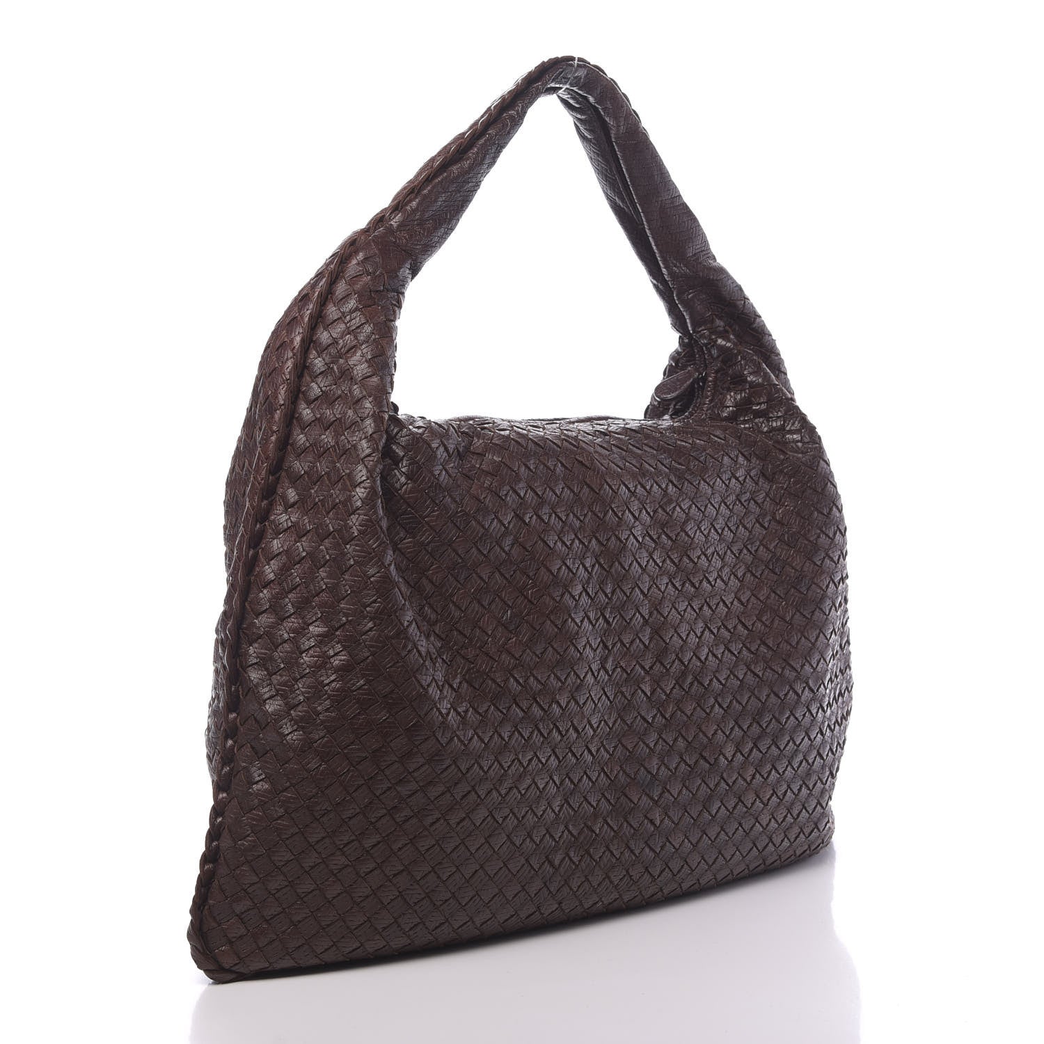 Bottega Veneta Intagli Intrecciato Maxi Veneta Hobo Ebano 3 of 11