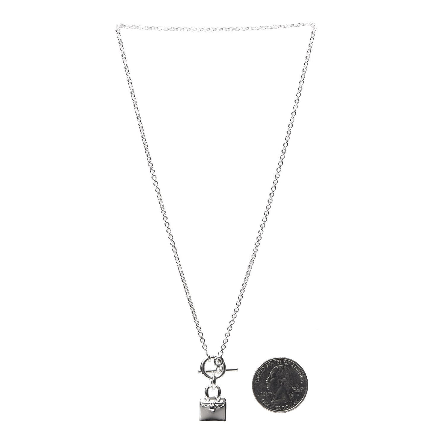 Sterling Silver Birkin Amulette Pendant Necklace