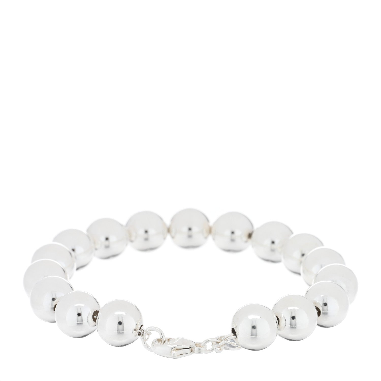 Tiffany Sterling Silver 10mm Hardwear Ball Bracelet 2 of 3