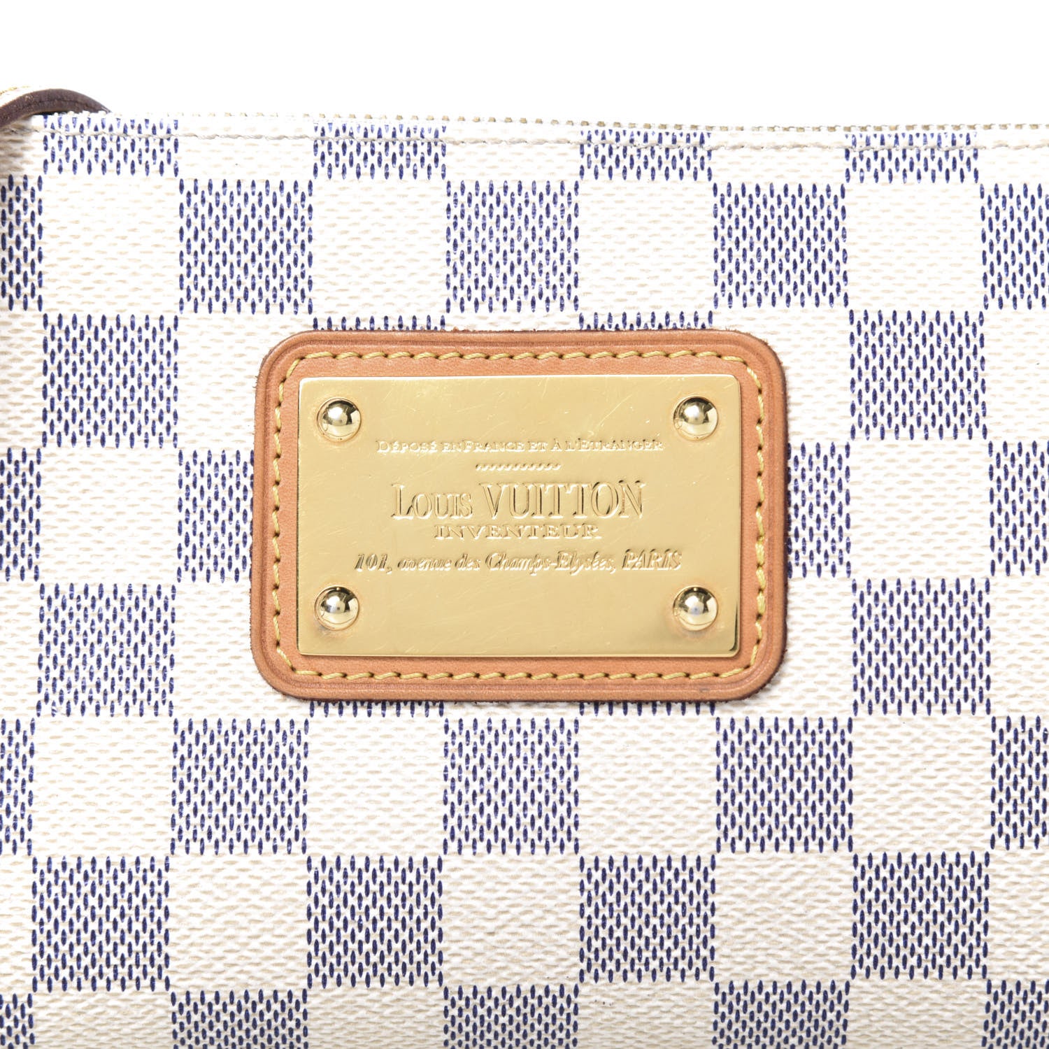 Louis Vuitton Damier Azur Eva Clutch 10 of 10