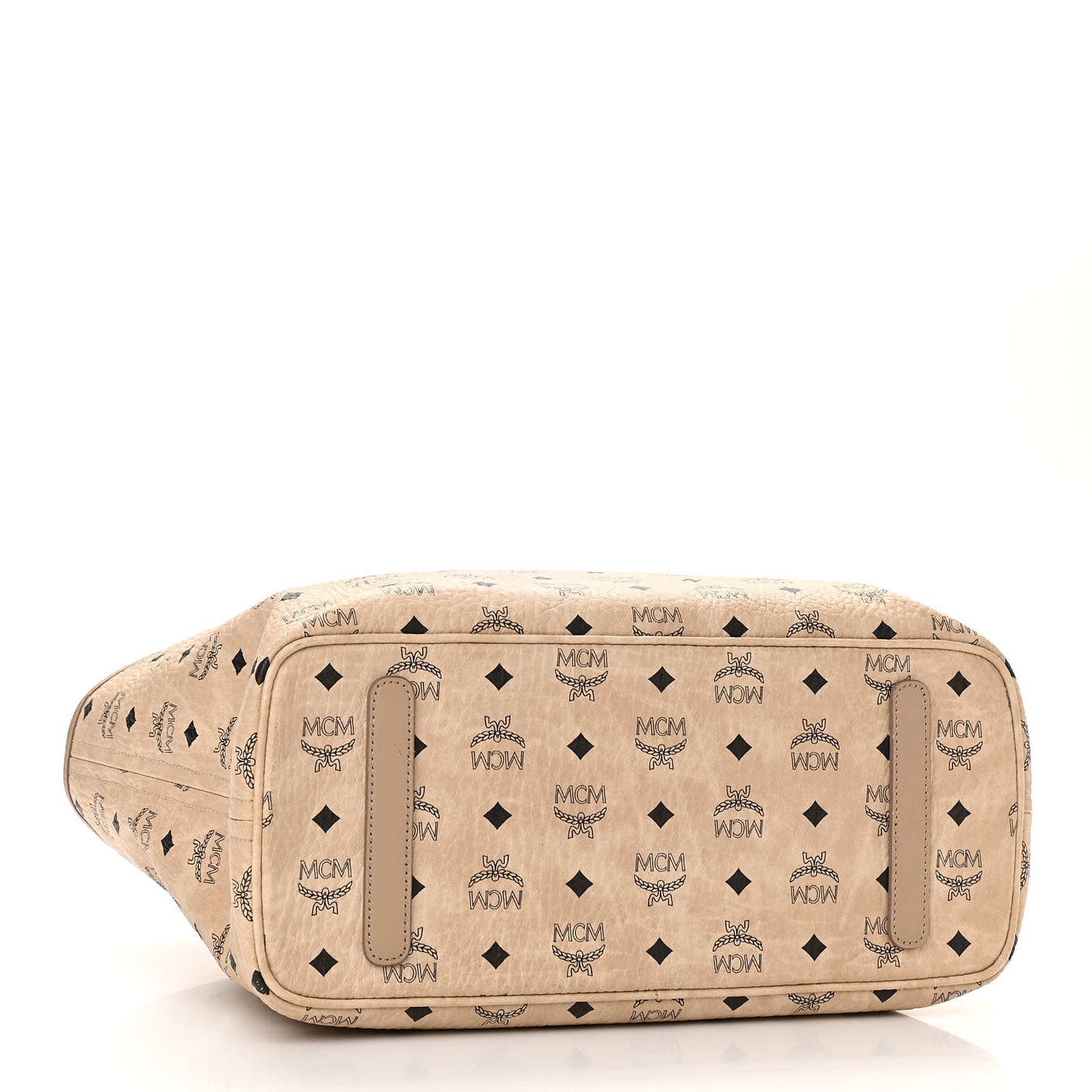 Visetos Medium Anya Shopping Tote Beige