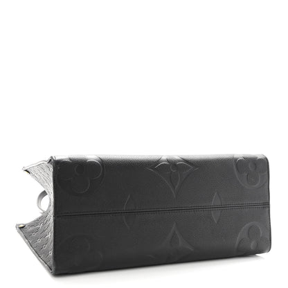 Louis Vuitton Empreinte Monogram Giant Onthego MM Black 4 of 9