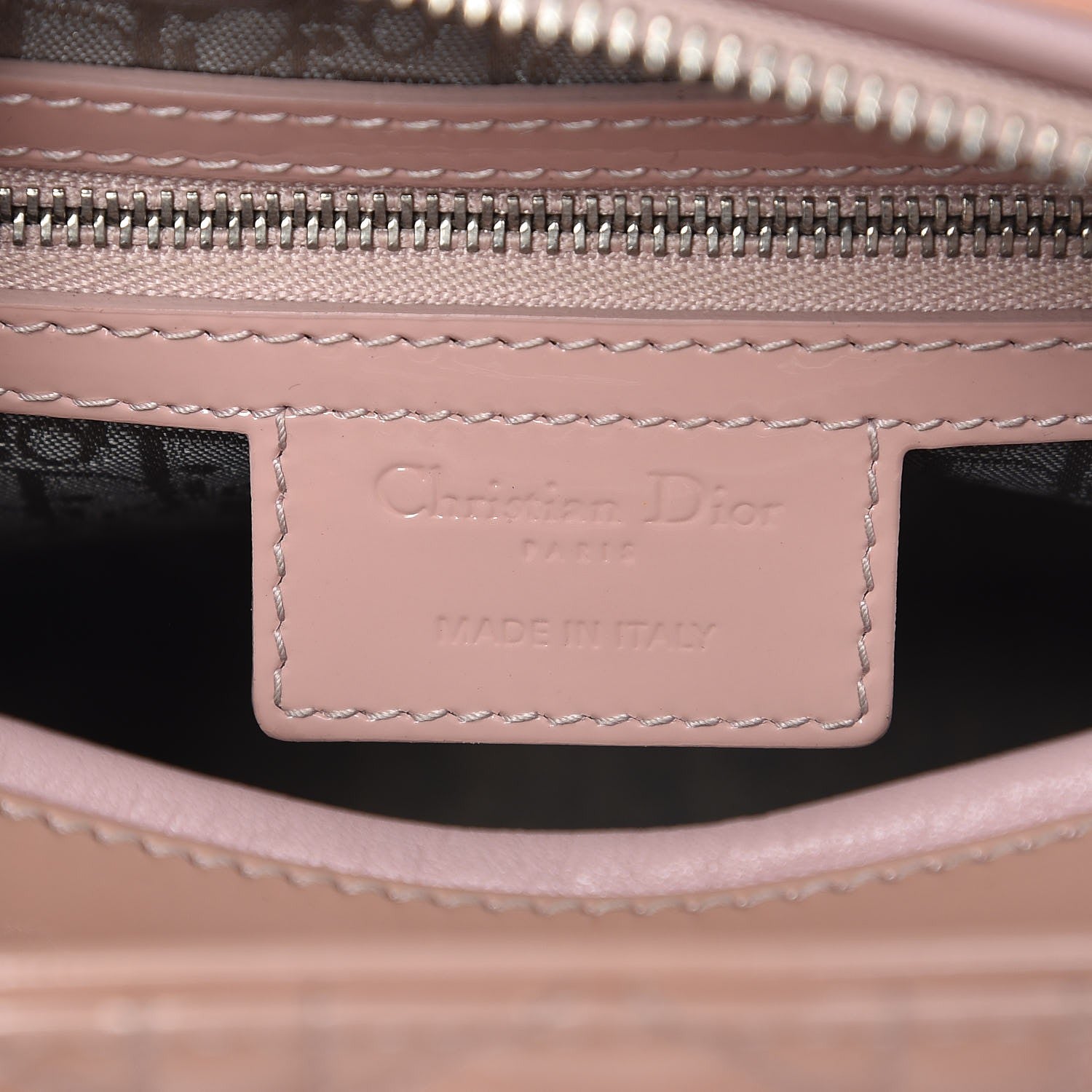 Christian Dior Patent Cannage Medium Lady Dior Pale Pink 6 of 7