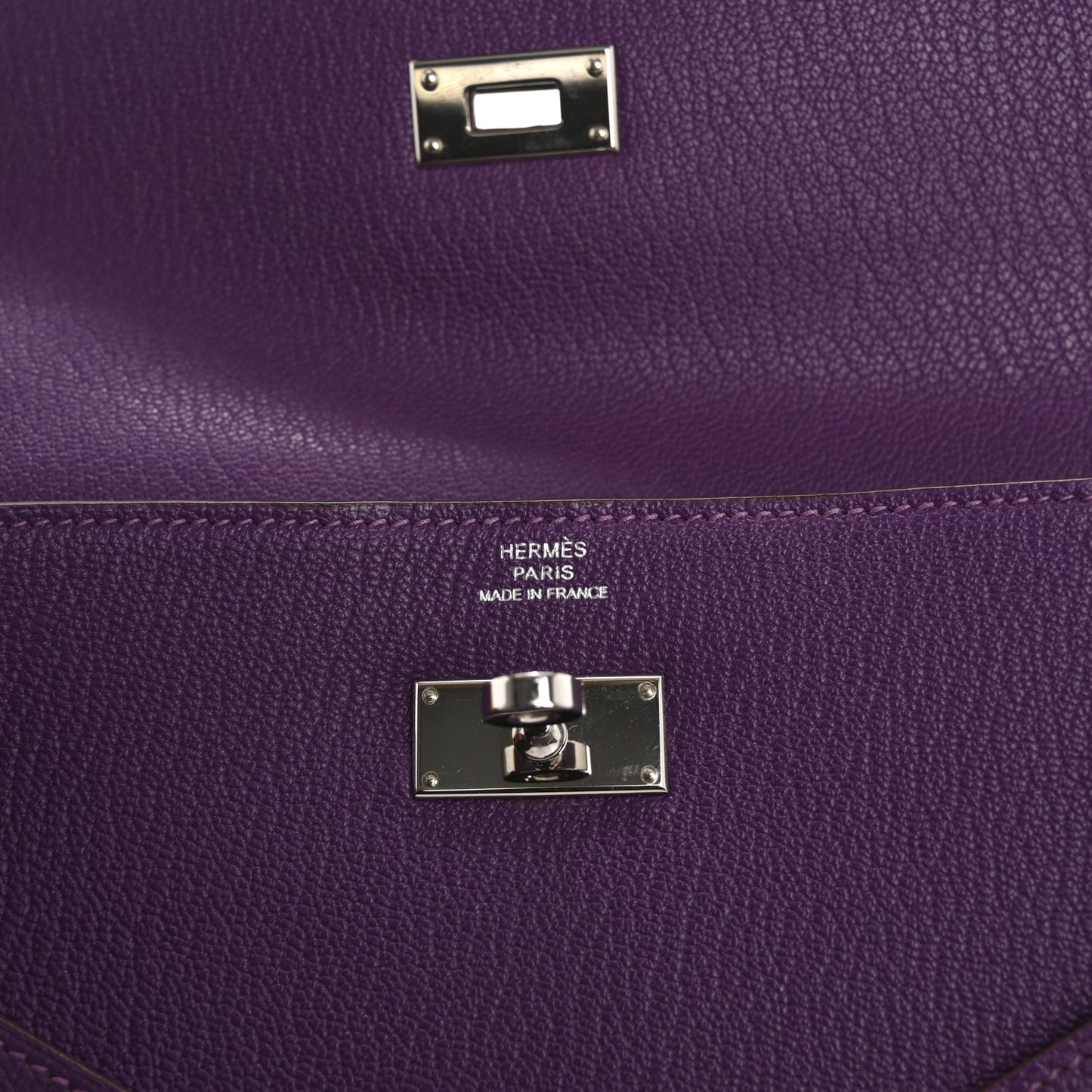 Chevre Mysore Kelly Longue Wallet Violet