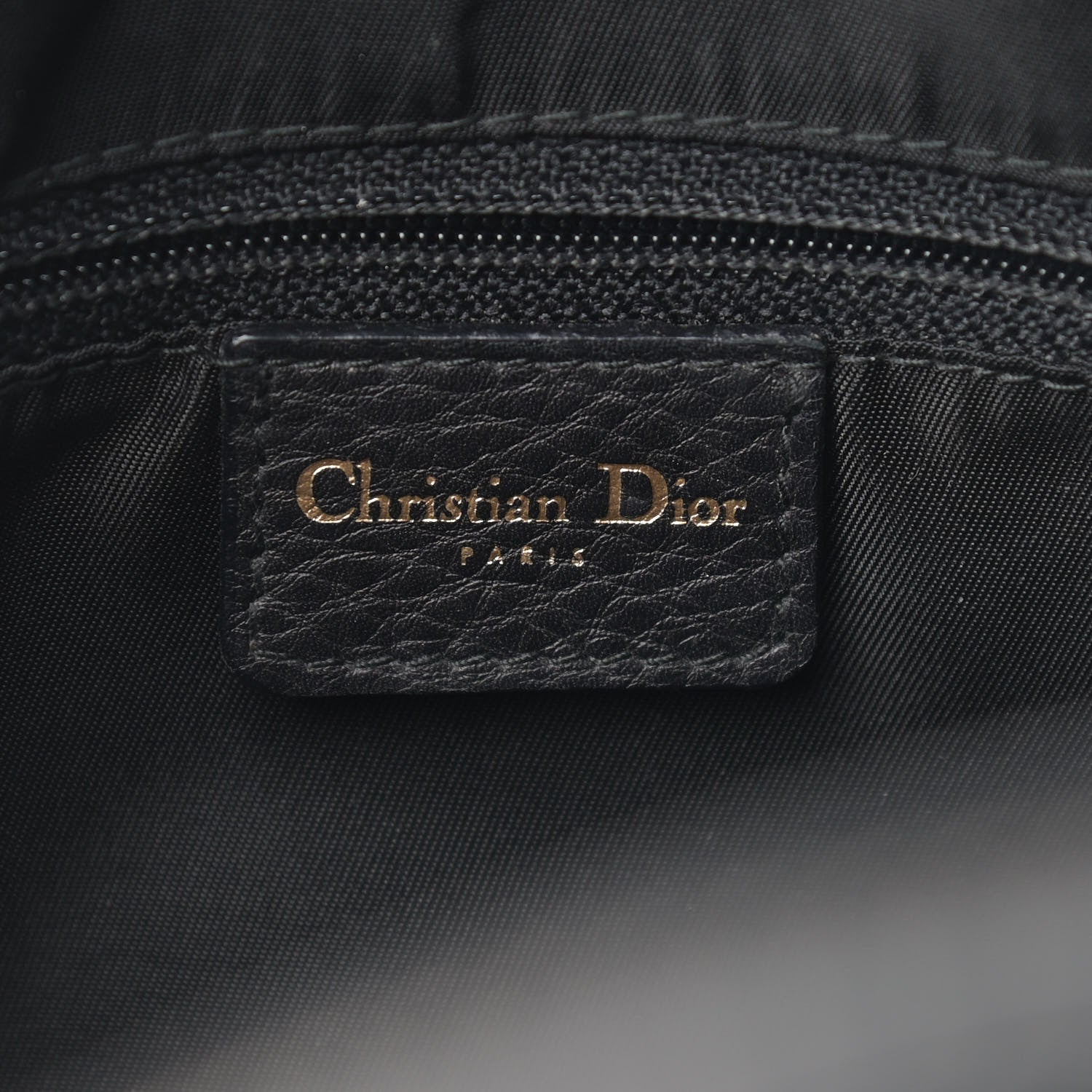 Christian Dior Calfskin Saddle Bowler Black 6 of 13