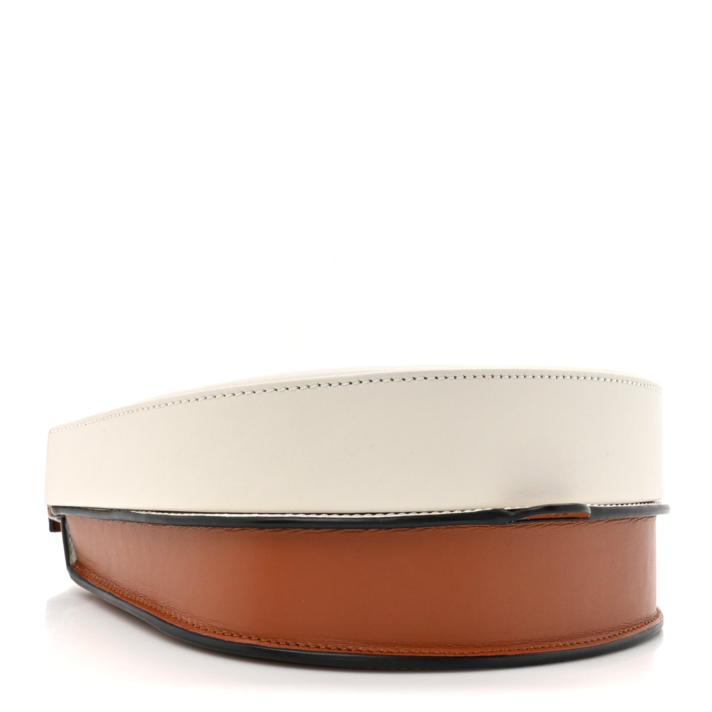 Soft Calfskin Heel Duo White Tan