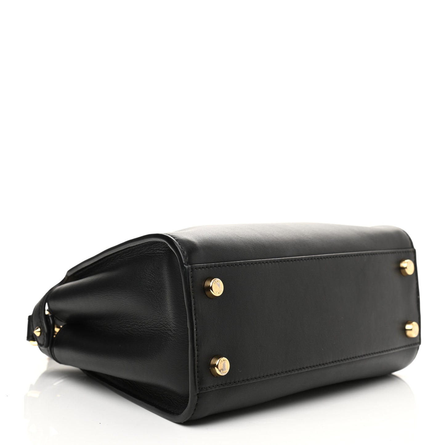 Vitello Tahiti Burro Medium Peekaboo Iconic Essentially Satchel Black Corda