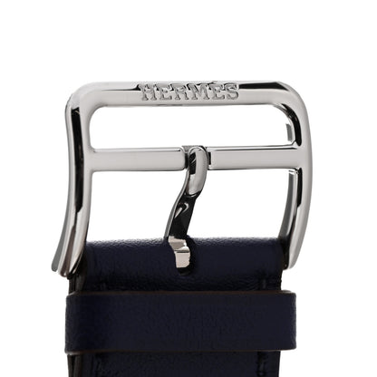 Hermes Swift Circuit 24 45mm Apple Watch Single Tour Band Encre Beton 6 of 7