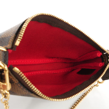 Louis Vuitton Damier Ebene Mini Pochette Accessories 5 of 7