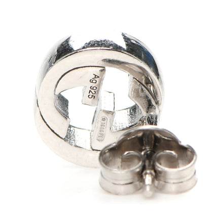 Gucci Sterling Silver Interlocking GG Stud Earrings 4 of 5
