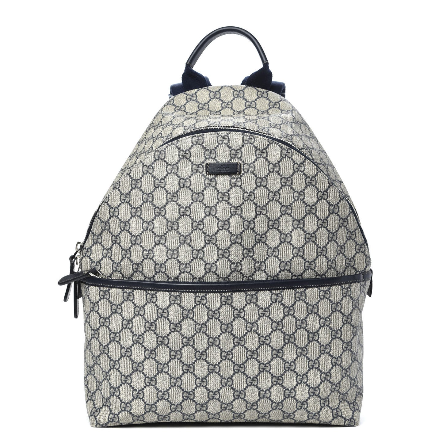 GG Supreme Monogram Medium Classic Backpack Navy