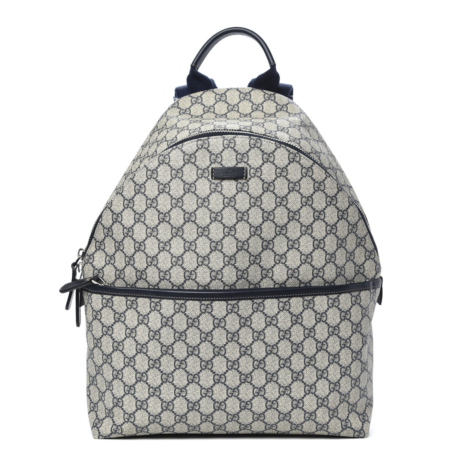 Gucci GG Supreme Monogram Medium Classic Backpack Navy 1 of 9