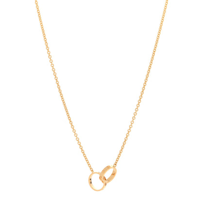 Cartier 18K Yellow Gold Interlocking LOVE Necklace 1 of 6