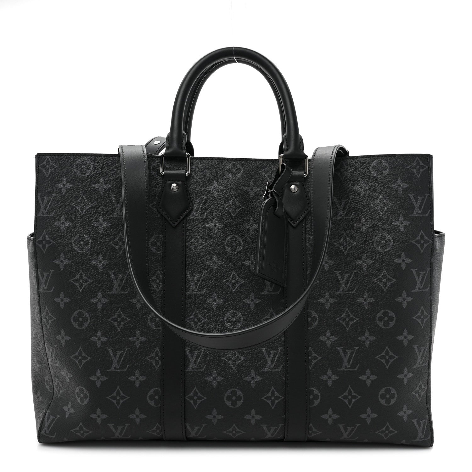 Louis Vuitton Monogram Eclipse Sac Plat 24H 1 of 9
