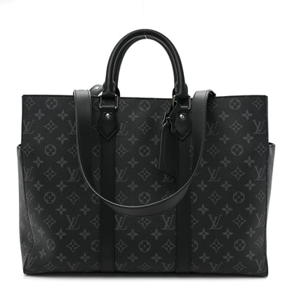 Louis Vuitton Monogram Eclipse Sac Plat 24H 1 of 9