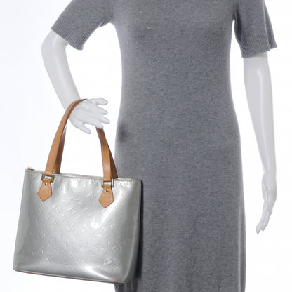 Louis Vuitton Vernis Houston Silver 2 of 9