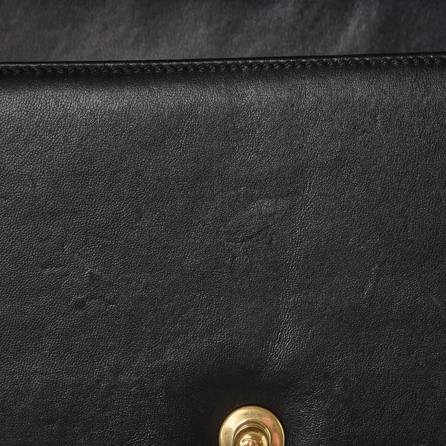 Lambskin Quilted Medium Boy Flap Black