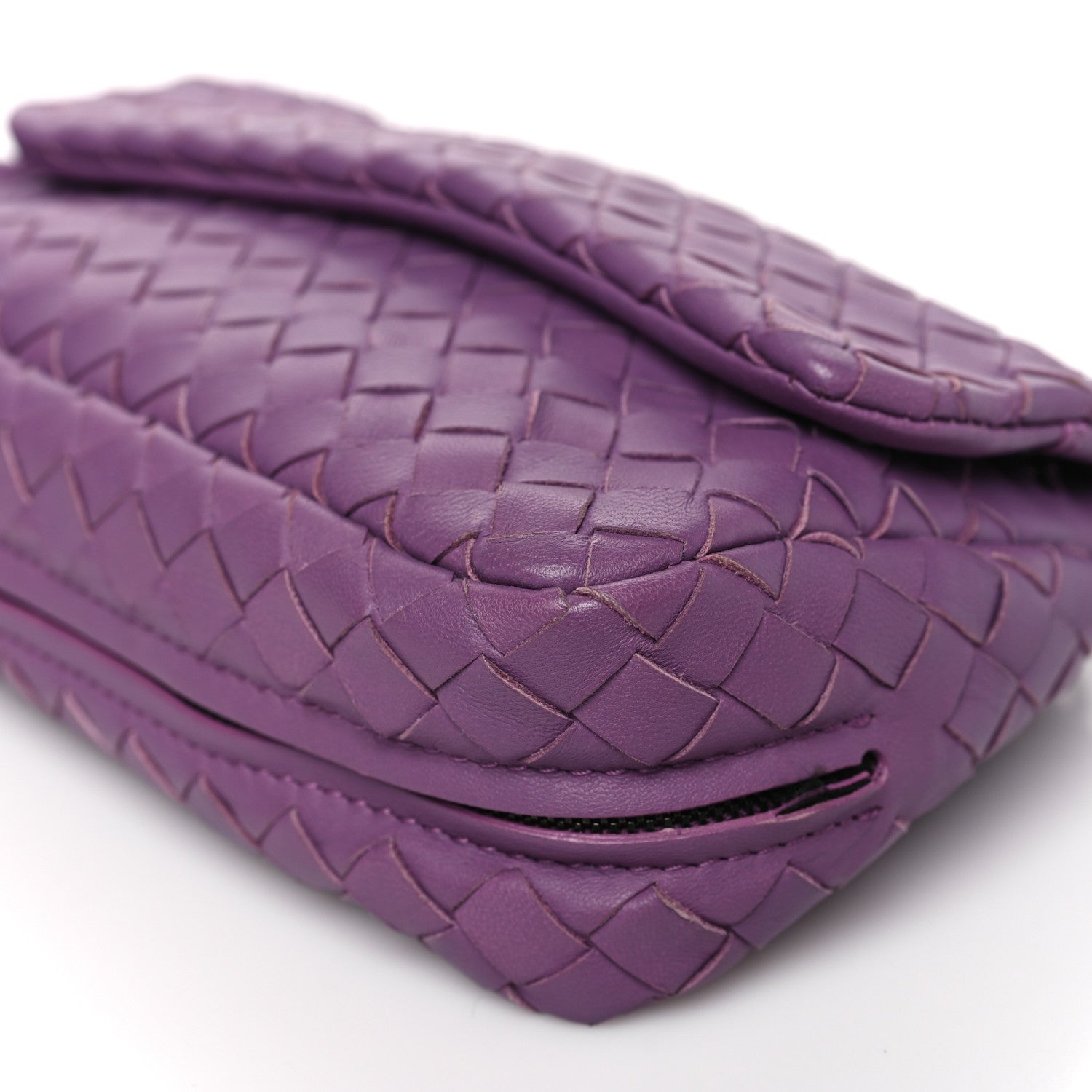 Bottega Veneta Nappa Intrecciato Small Chain Crossbody Parme 10 of 11