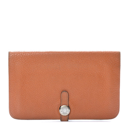 Hermes Togo Dogon Duo Wallet Orange 1 of 15