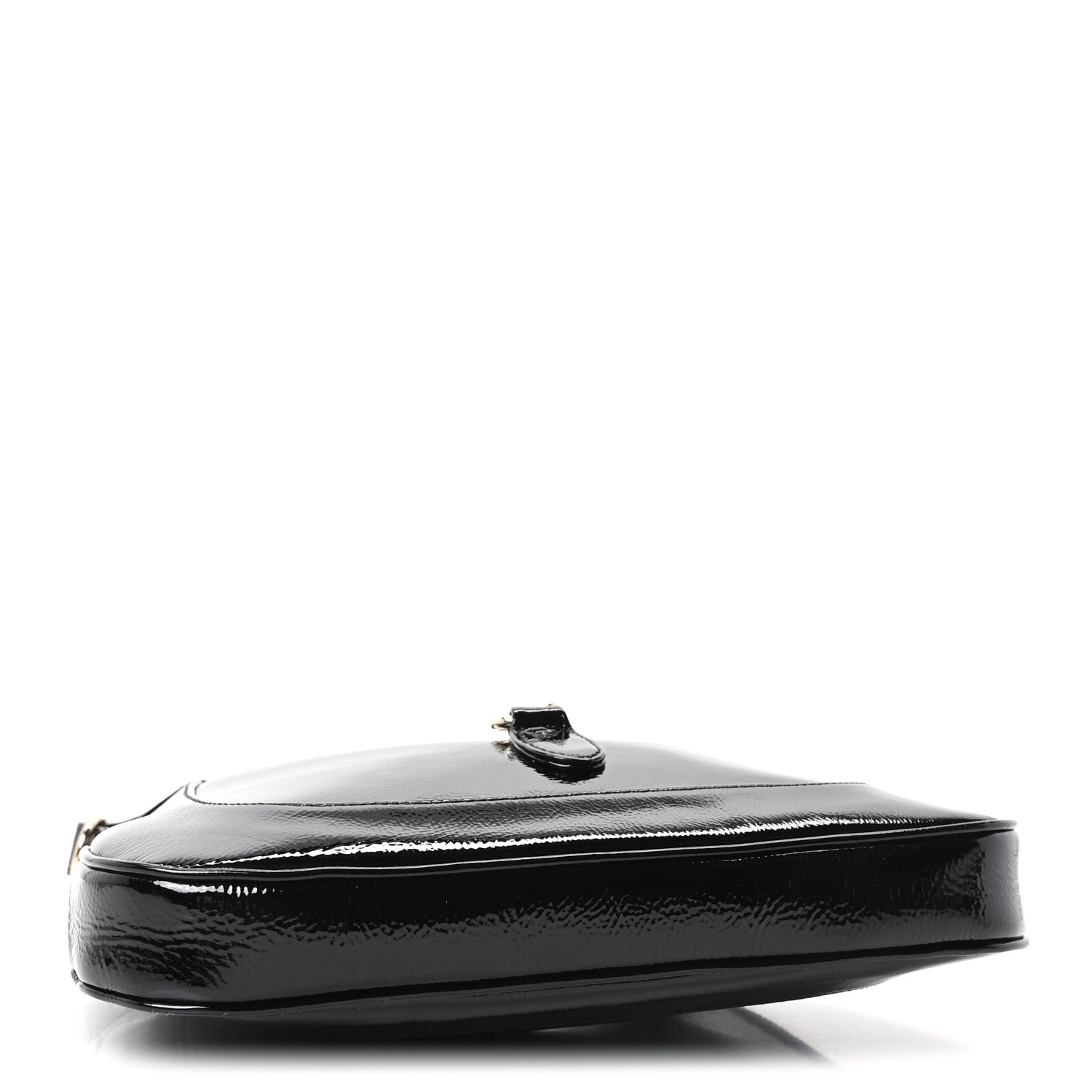 Gucci Patent Calfskin Small Jackie Shoulder Bag Black 4 of 11